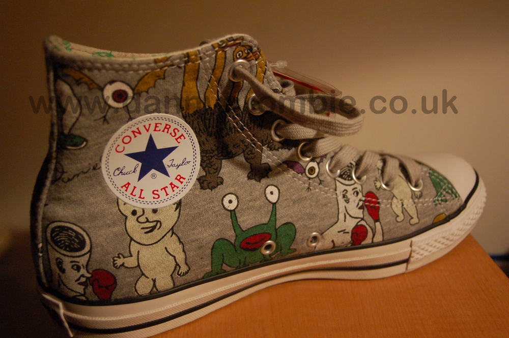 Daniel Johnston converse shoe inner foot