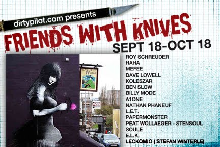 Friends With Knives flyer