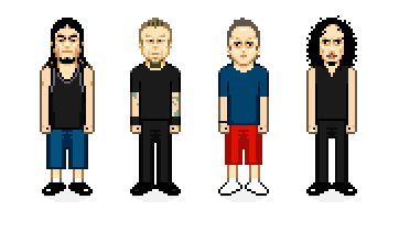 metallica pixels