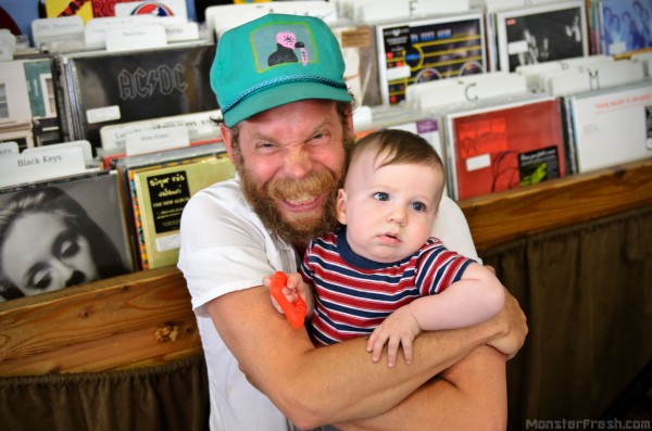 Will Oldham w/my son Ronin 6.10.12