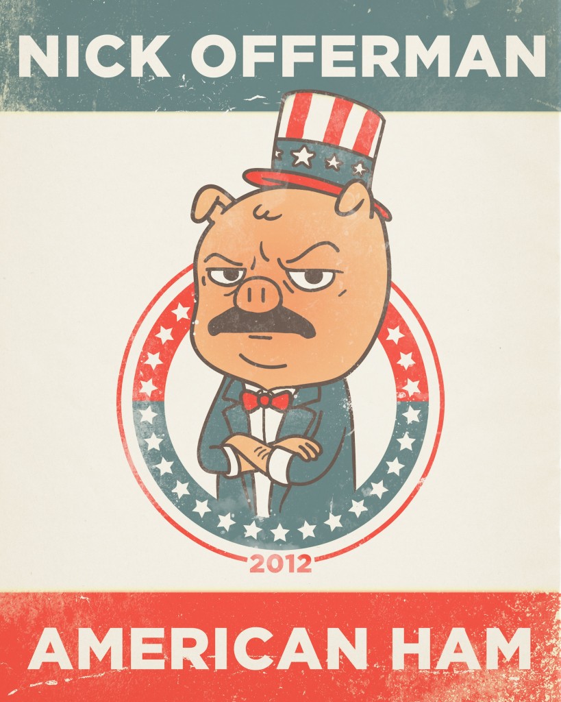 Nick Offerman American Ham poster