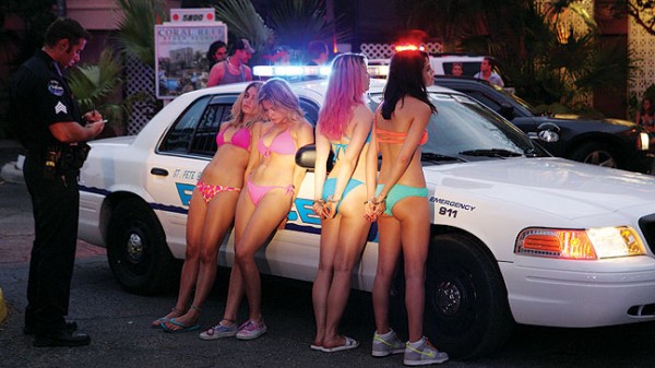 spring breakers girls arrested