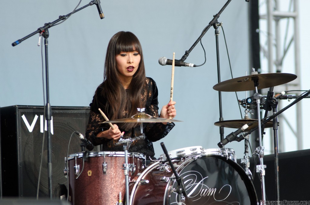 Vu with the Dum Dum Girls @ the 2012 Sasquatch! Festival 2012