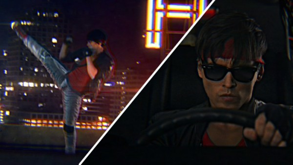 kung fury in car