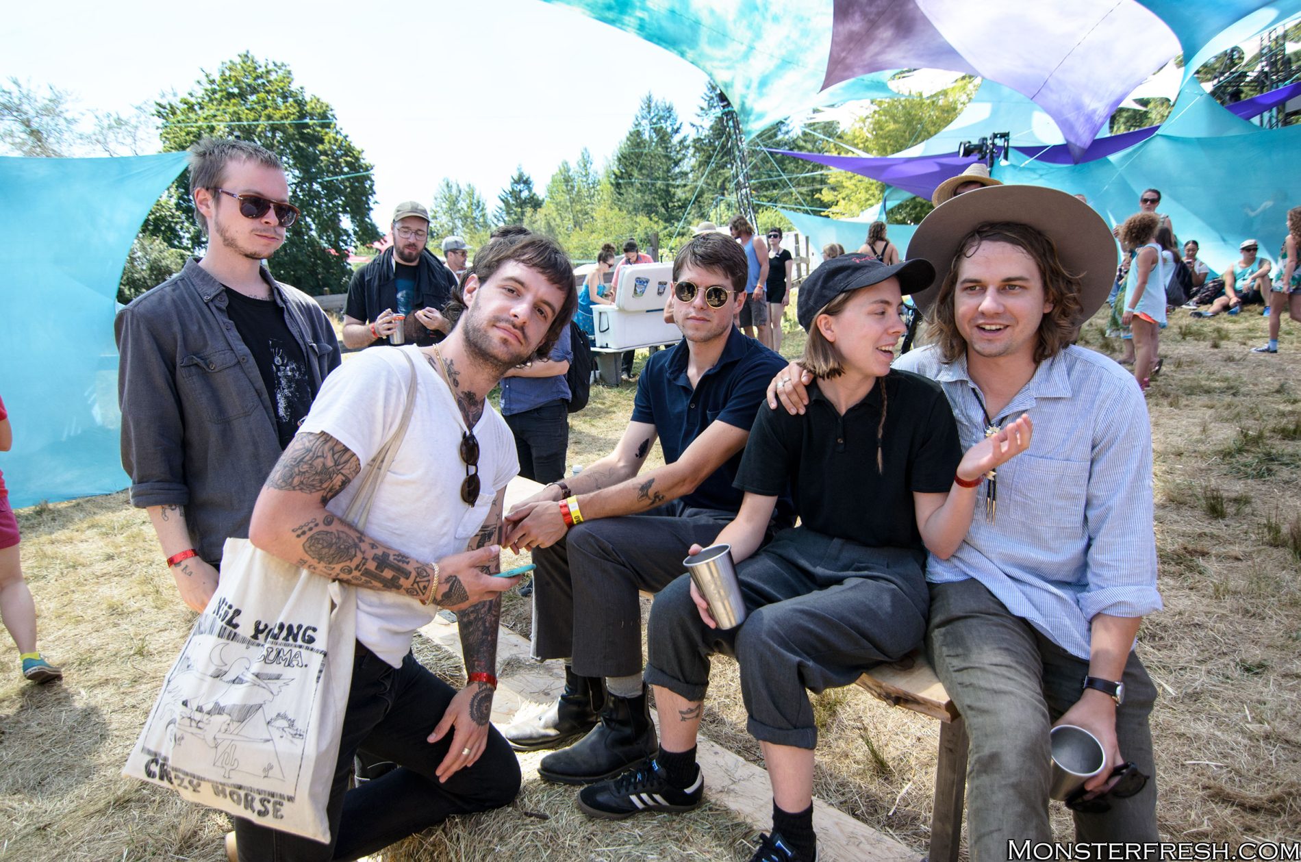 [From Left] Evan Burrows, Cyrus Gengras (Kevin Morby Band), Cory Hanson, Meg Duffy (Kevin Morby band), & Kevin Morby 