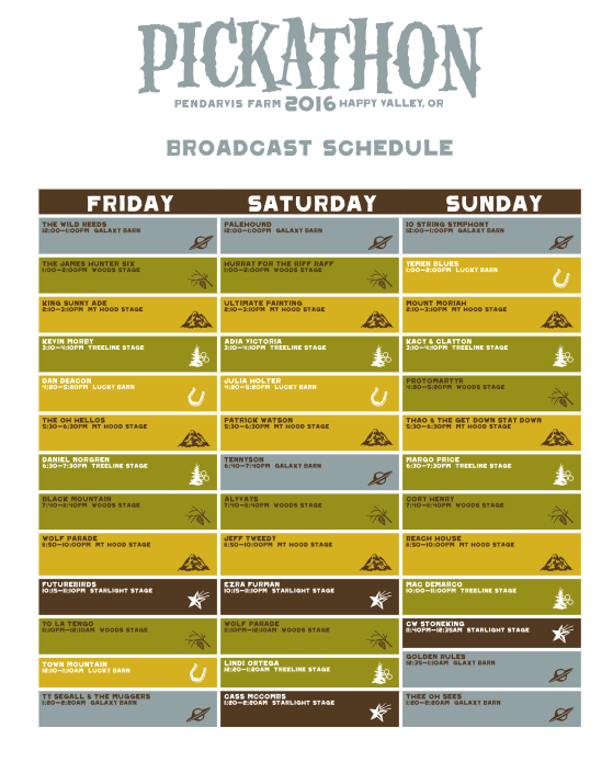 pickathon broadcast schedule