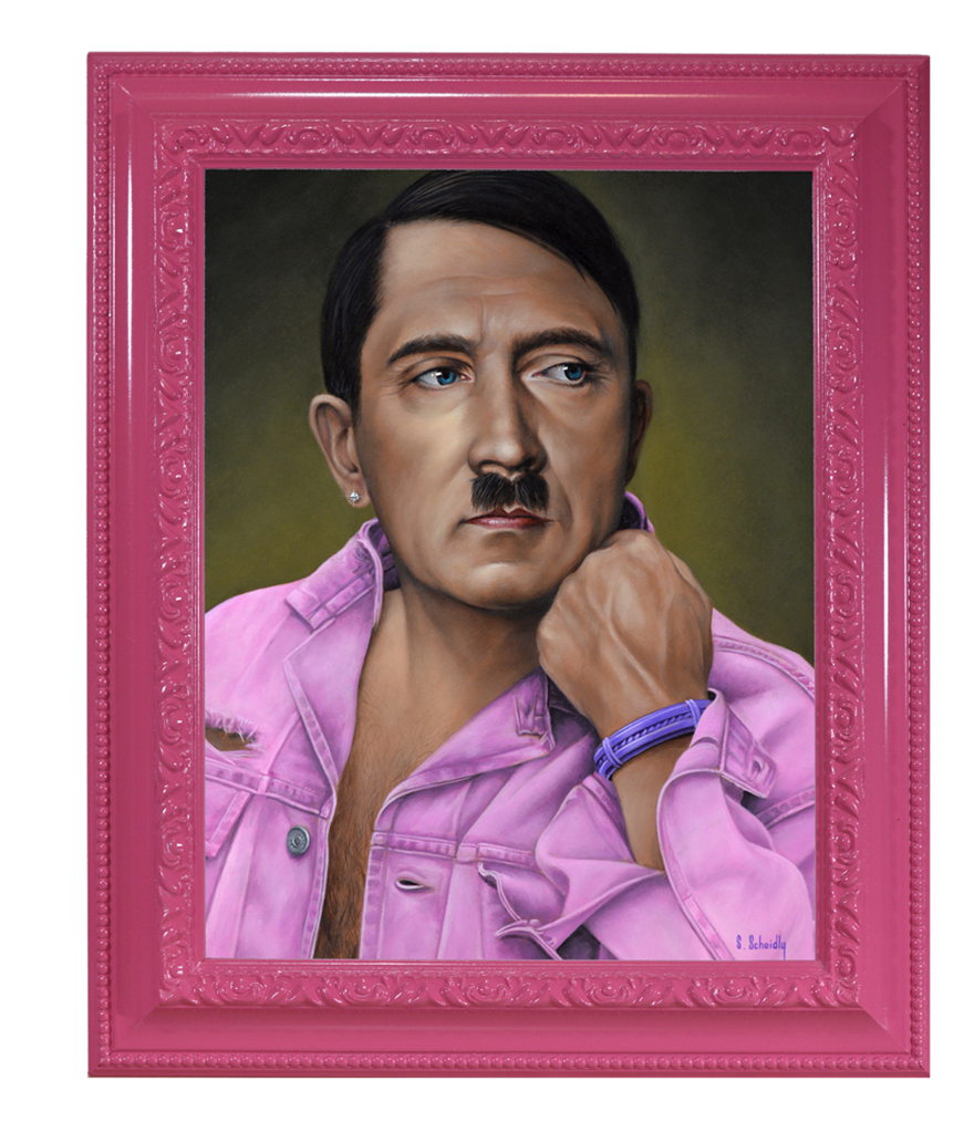 Scott Scheidly, Adolf Hitler (framed), 2018 – MONSTERFRESH