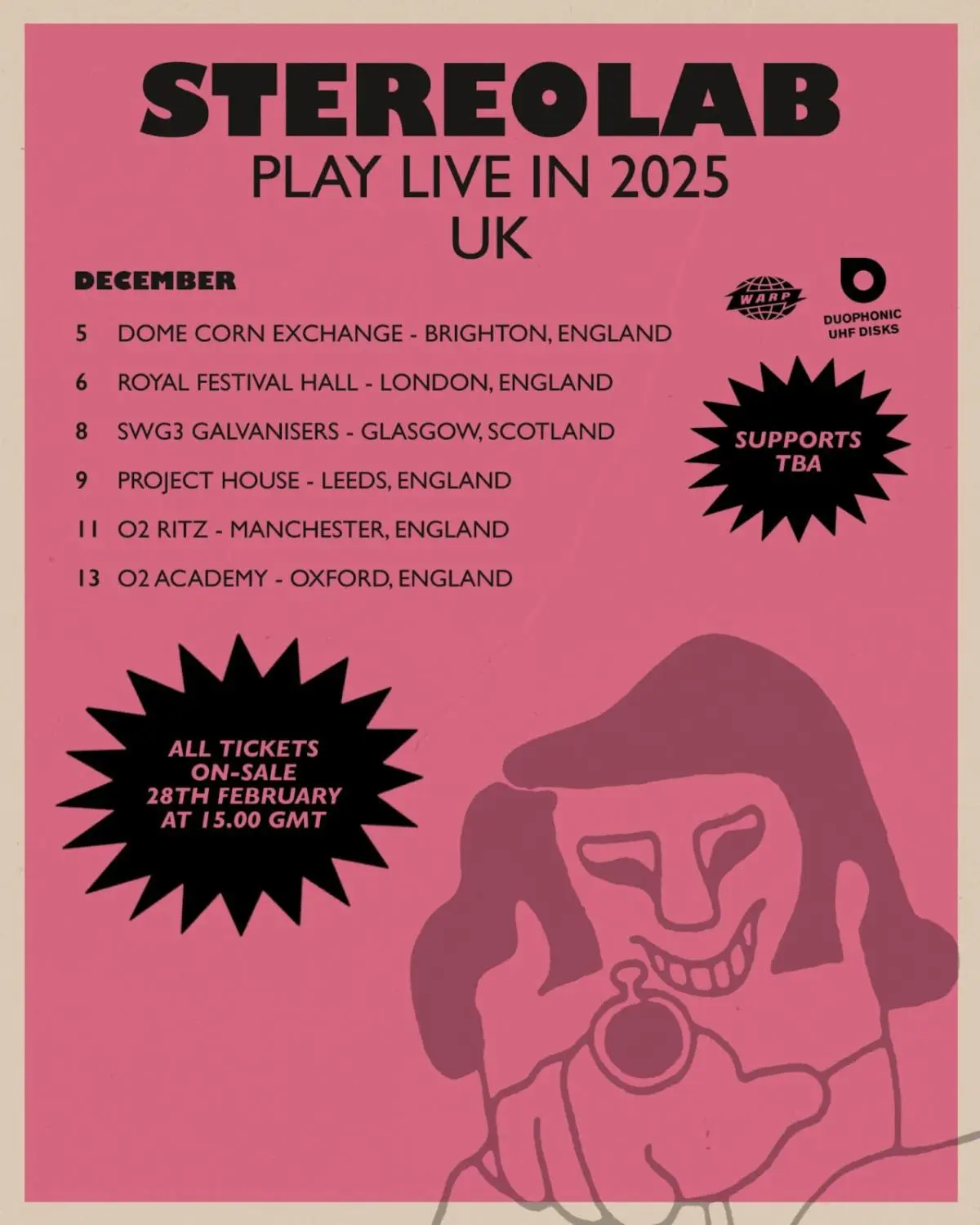 STEREOLAB Announces Extensive World Tour & Vinyl Reissue Campaign